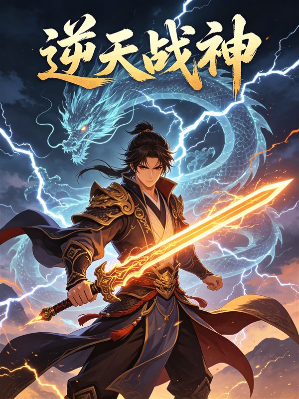 逆天战神漫画封面，玄幻冒险题材热门连载